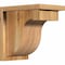 Ekena Millwork Del Monte Rough Sawn Corbel w/Backplate, Western Red Cedar, 8"W x 12"D x 12"H COR08X12X12DEL01RWR - alternate 1